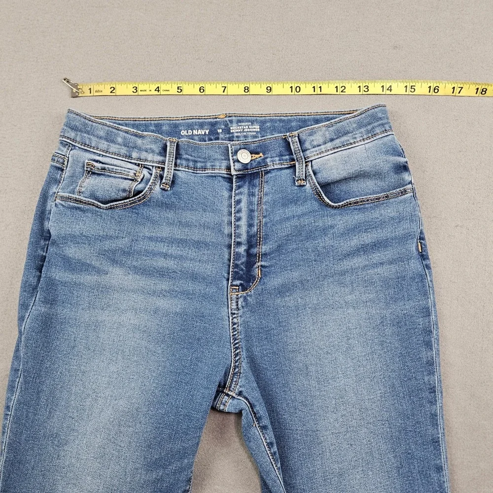 Old Navy Girls Size 18 Rockstar Super Skinny Jeggings High Rise Medium‎ Wash